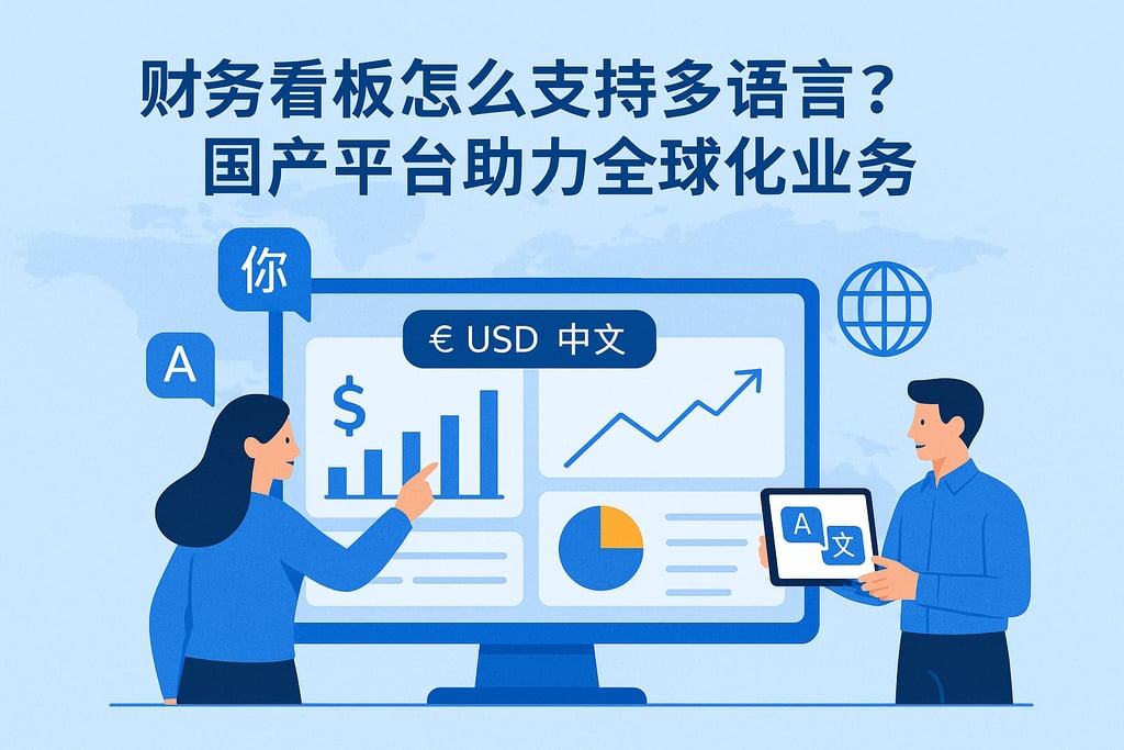 财务看板怎么支持多语言？国产平台助力全球化业务