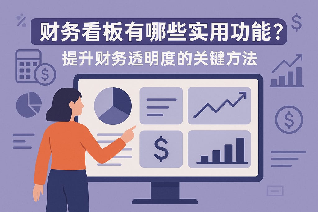 财务看板有哪些实用功能？提升财务透明度的关键方法