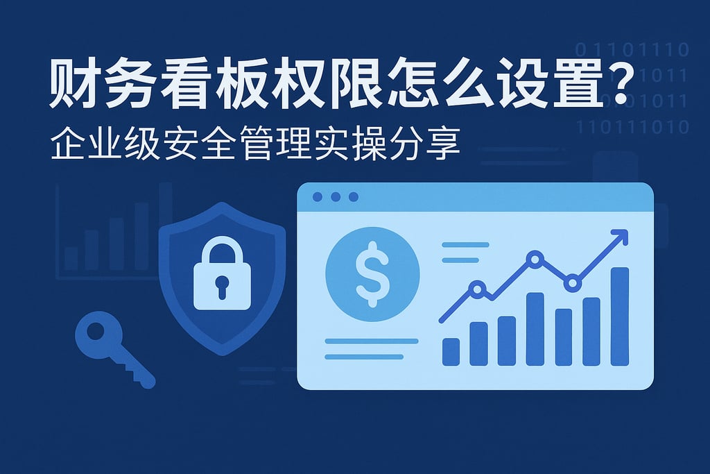 财务看板权限怎么设置？企业级安全管理实操分享
