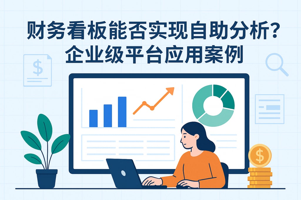 财务看板能否实现自助分析？企业级平台应用案例