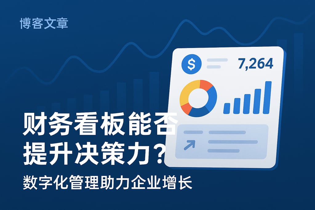 财务看板能否提升决策力？数字化管理助力企业增长