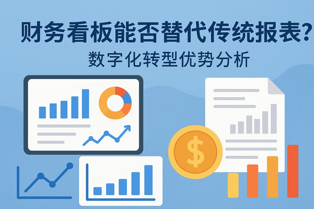 财务看板能否替代传统报表？数字化转型优势分析