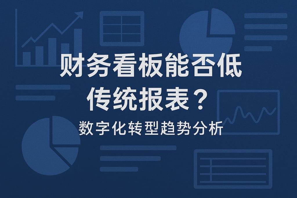 财务看板能否替代传统报表？数字化转型趋势分析