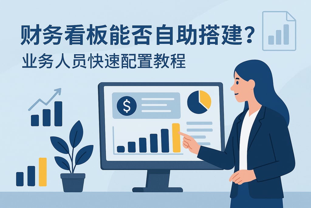 财务看板能否自助搭建？业务人员快速配置教程
