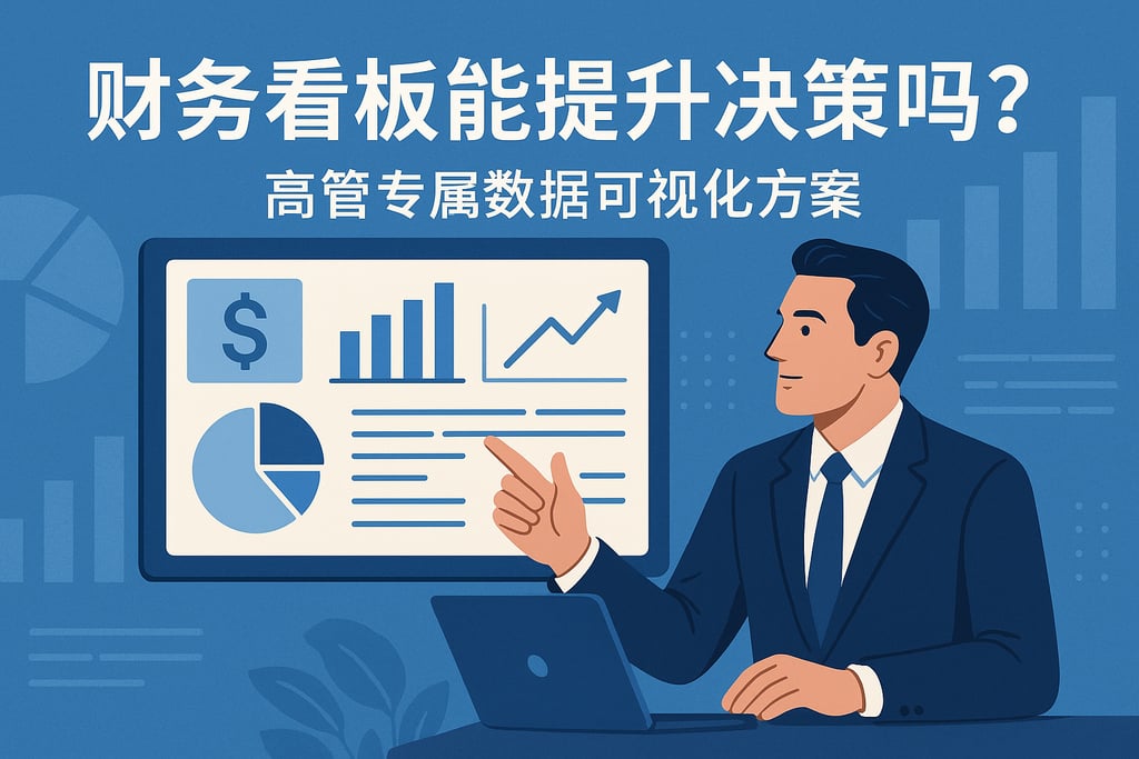 财务看板能提升决策吗？高管专属数据可视化方案