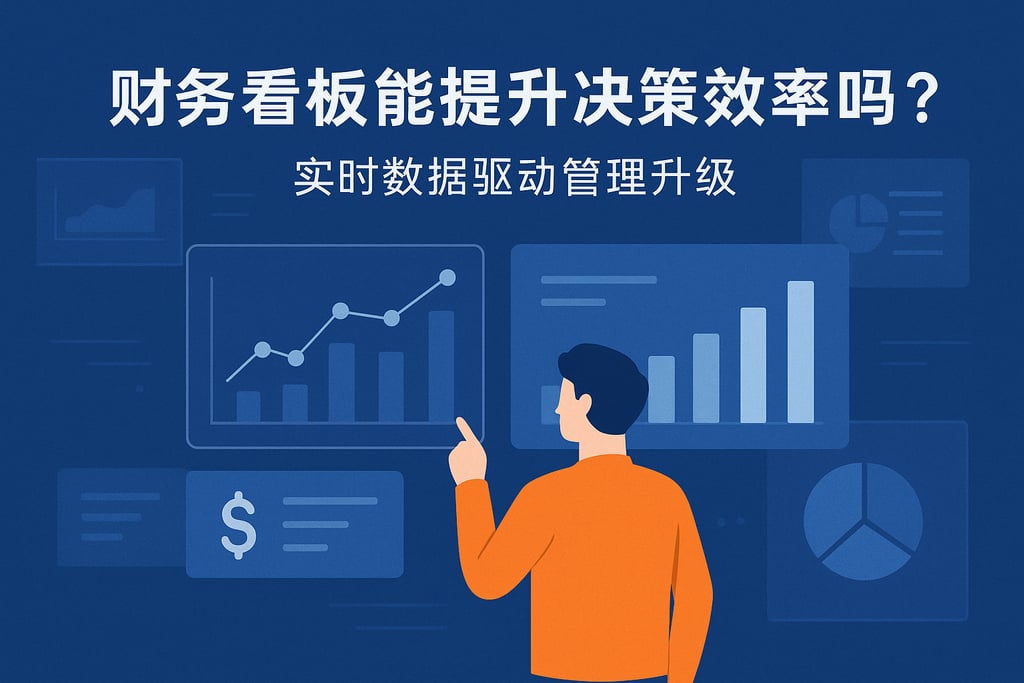 财务看板能提升决策效率吗？实时数据驱动管理升级