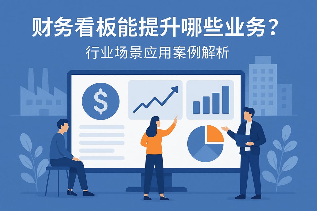 财务看板能提升哪些业务？行业场景应用案例解析