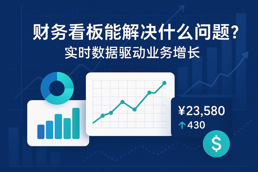 财务看板能解决什么问题？实时数据驱动业务增长