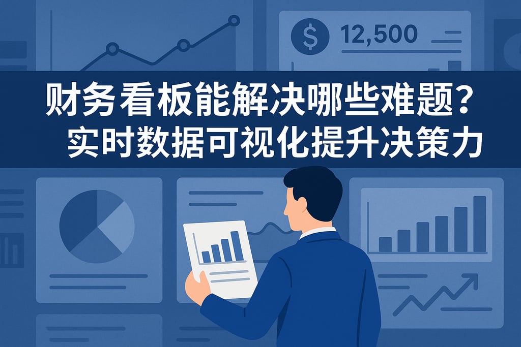 财务看板能解决哪些难题？实时数据可视化提升决策力