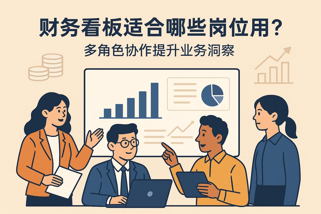 财务看板适合哪些岗位用？多角色协作提升业务洞察