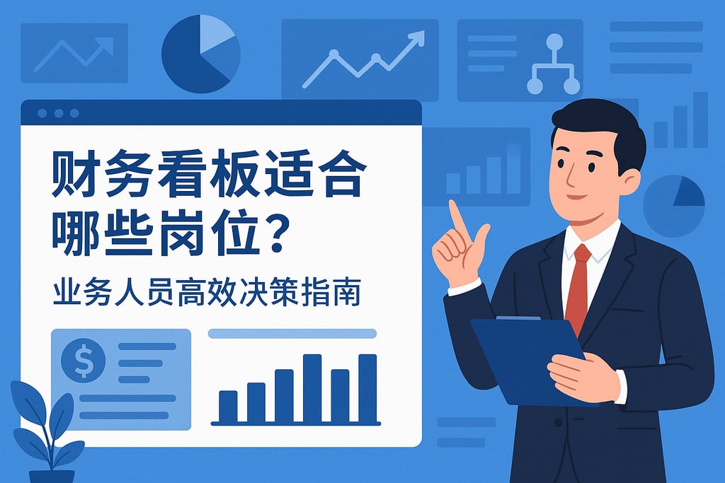 财务看板适合哪些岗位？业务人员高效决策指南