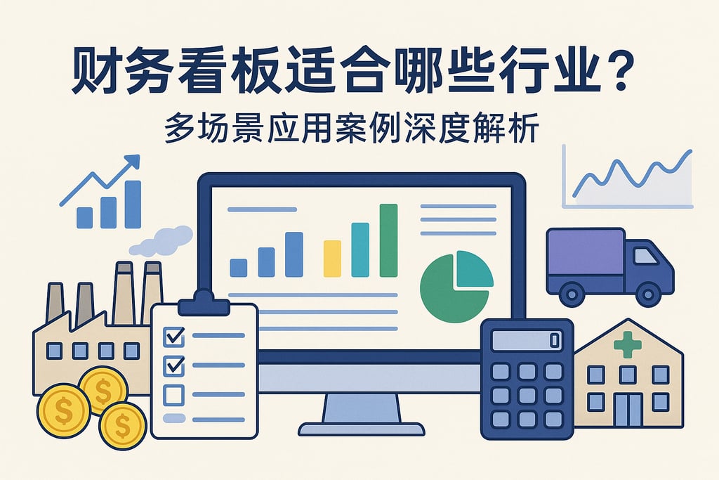 财务看板适合哪些行业？多场景应用案例深度解析