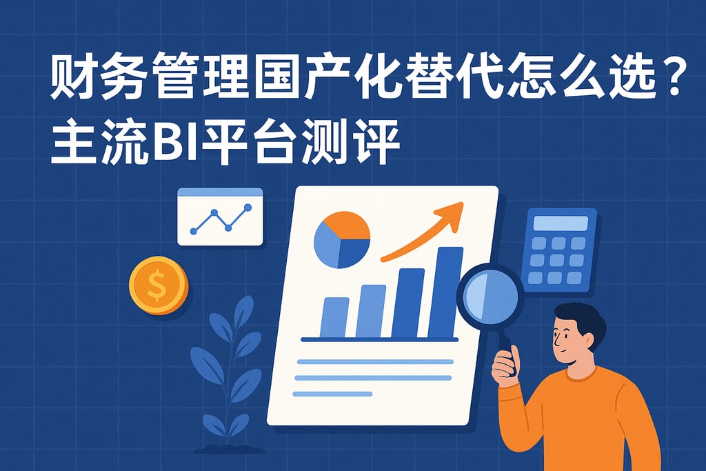 财务管理国产化替代怎么选？主流BI平台测评