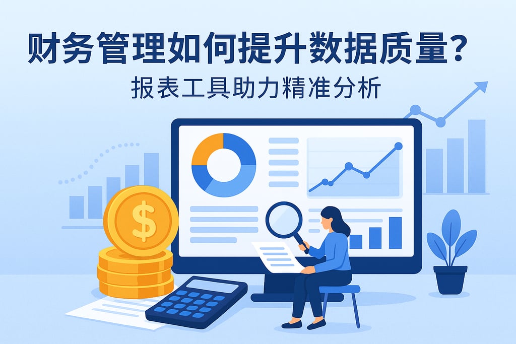 财务管理如何提升数据质量？报表工具助力精准分析
