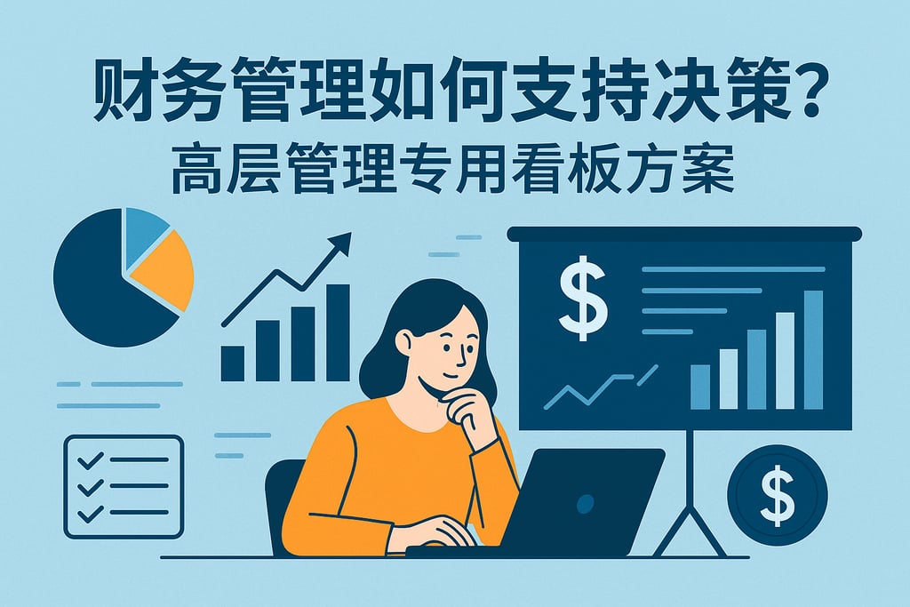 财务管理如何支持决策？高层管理专用看板方案