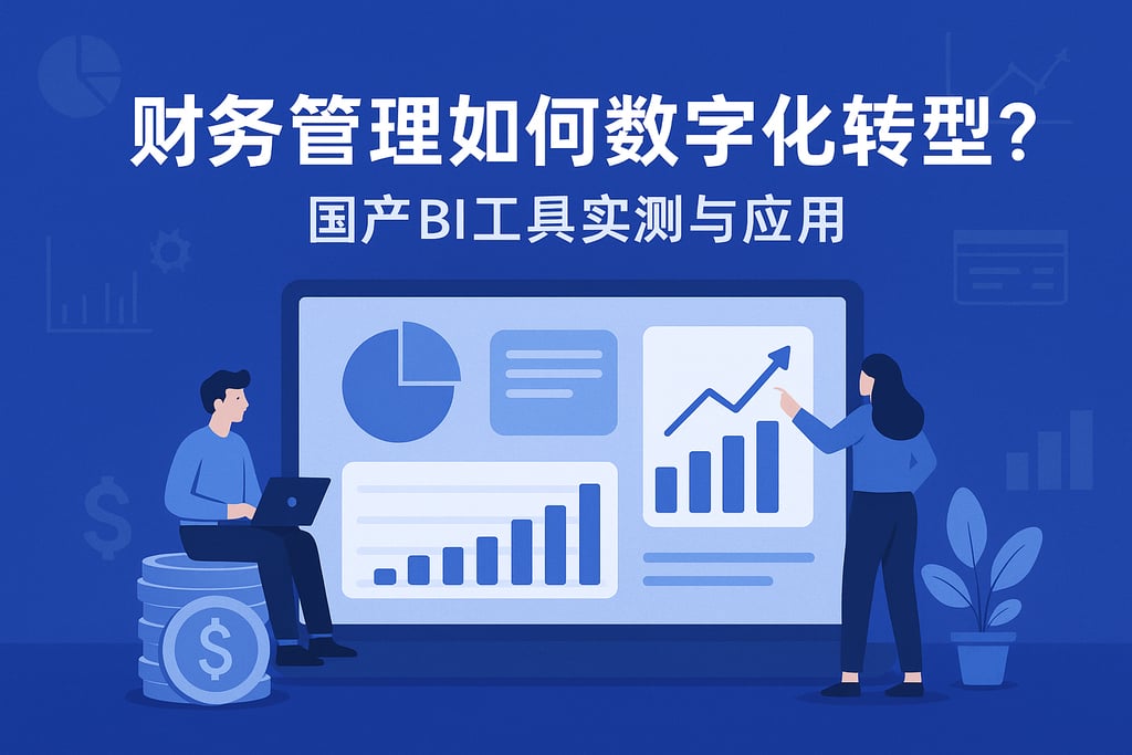 财务管理如何数字化转型？国产BI工具实测与应用