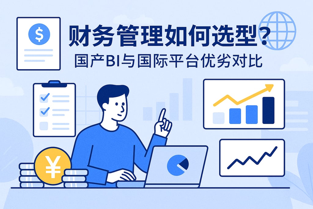 财务管理如何选型？国产BI与国际平台优劣对比