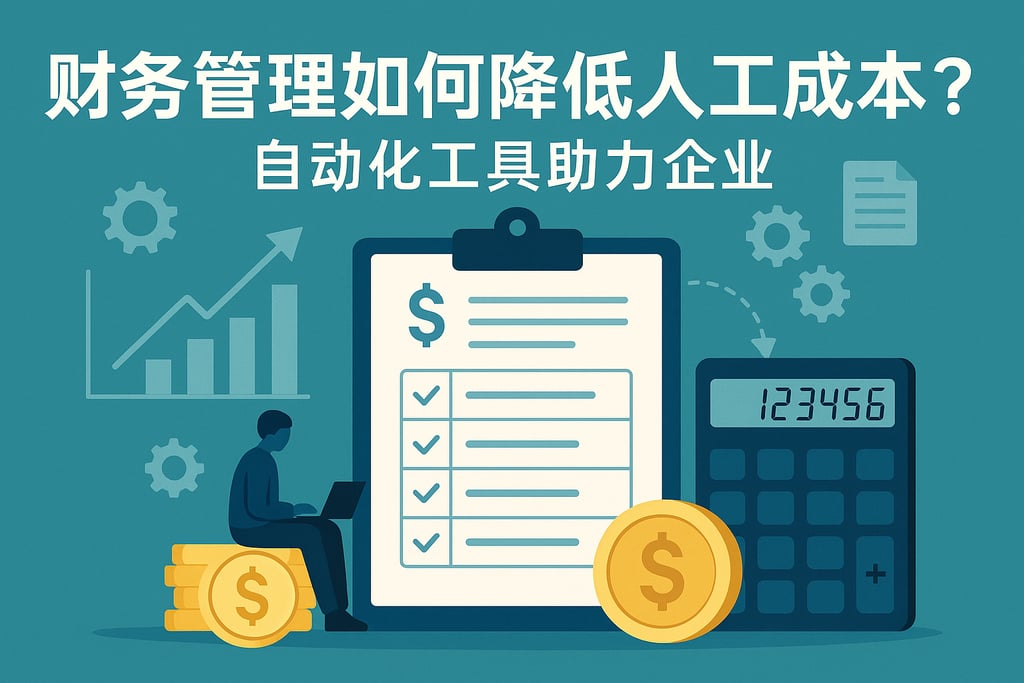 财务管理如何降低人工成本？自动化工具助力企业