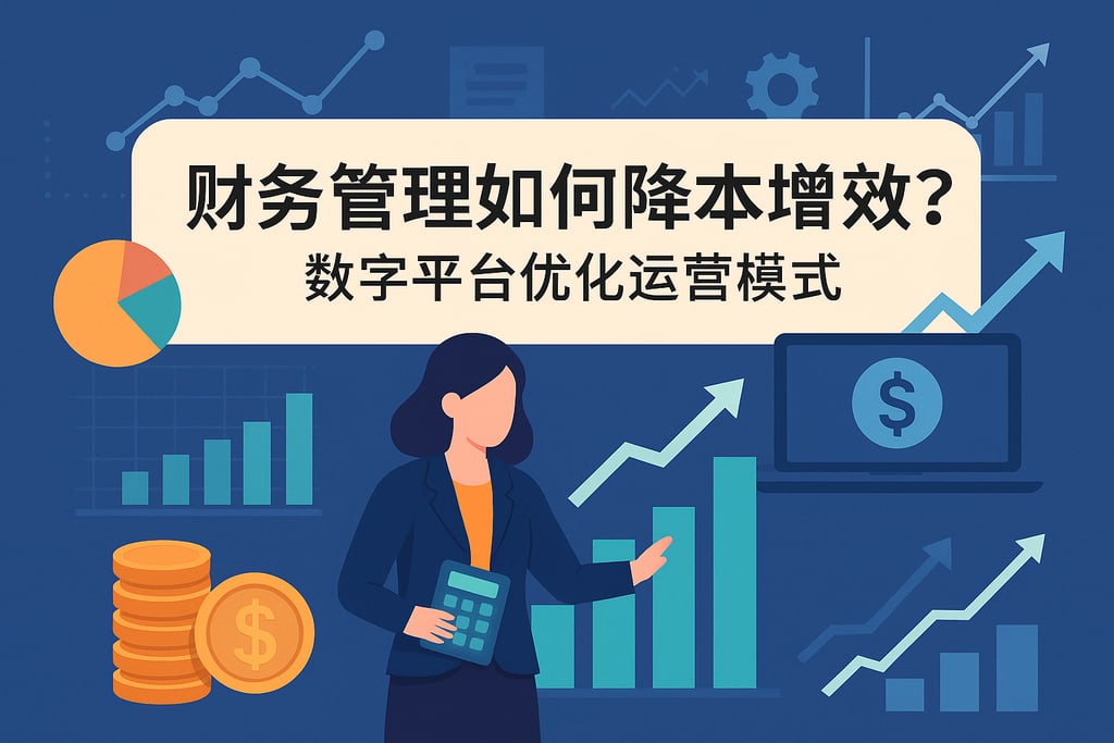 财务管理如何降本增效？数字平台优化运营模式