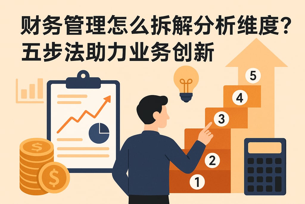 财务管理怎么拆解分析维度？五步法助力业务创新