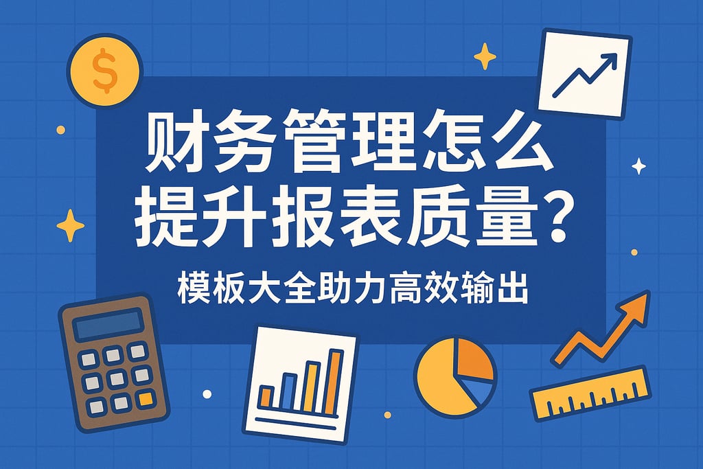 财务管理怎么提升报表质量？模板大全助力高效输出