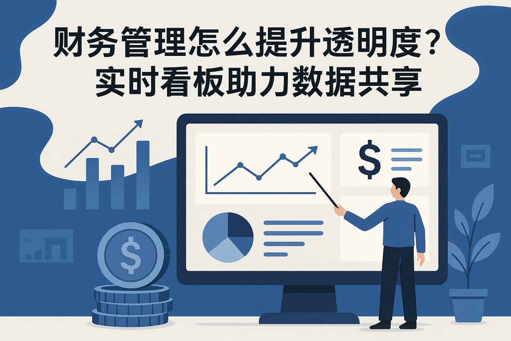 财务管理怎么提升透明度？实时看板助力数据共享