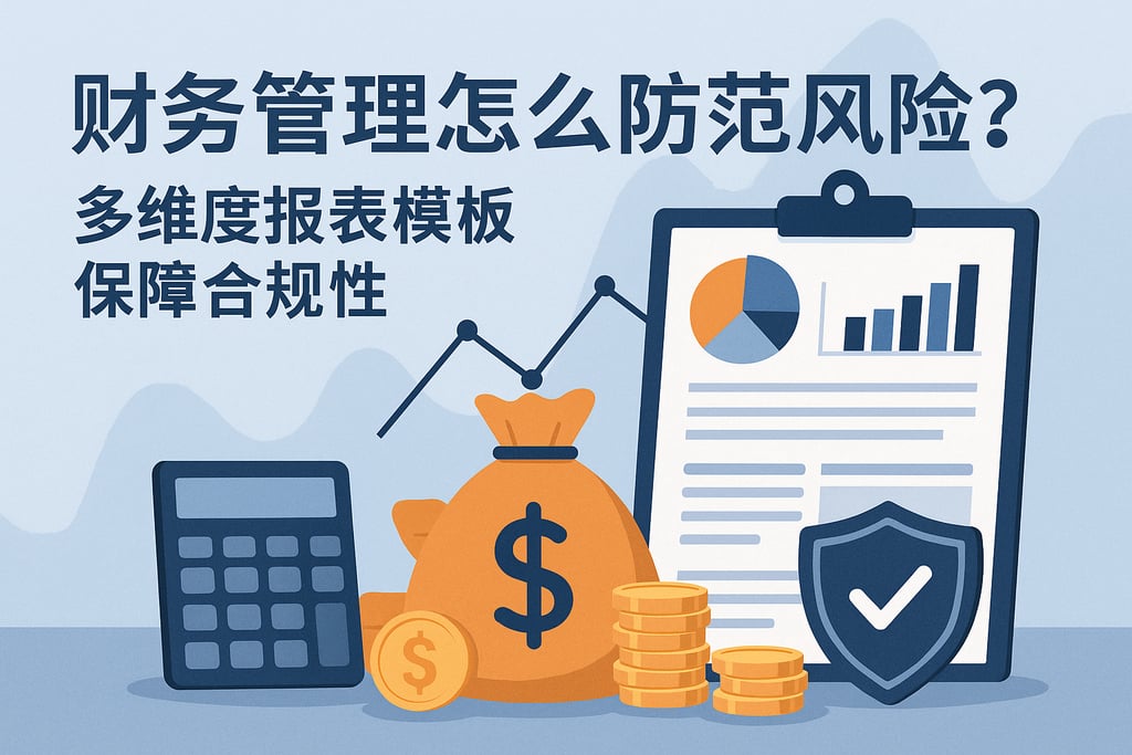 财务管理怎么防范风险？多维度报表模板保障合规性