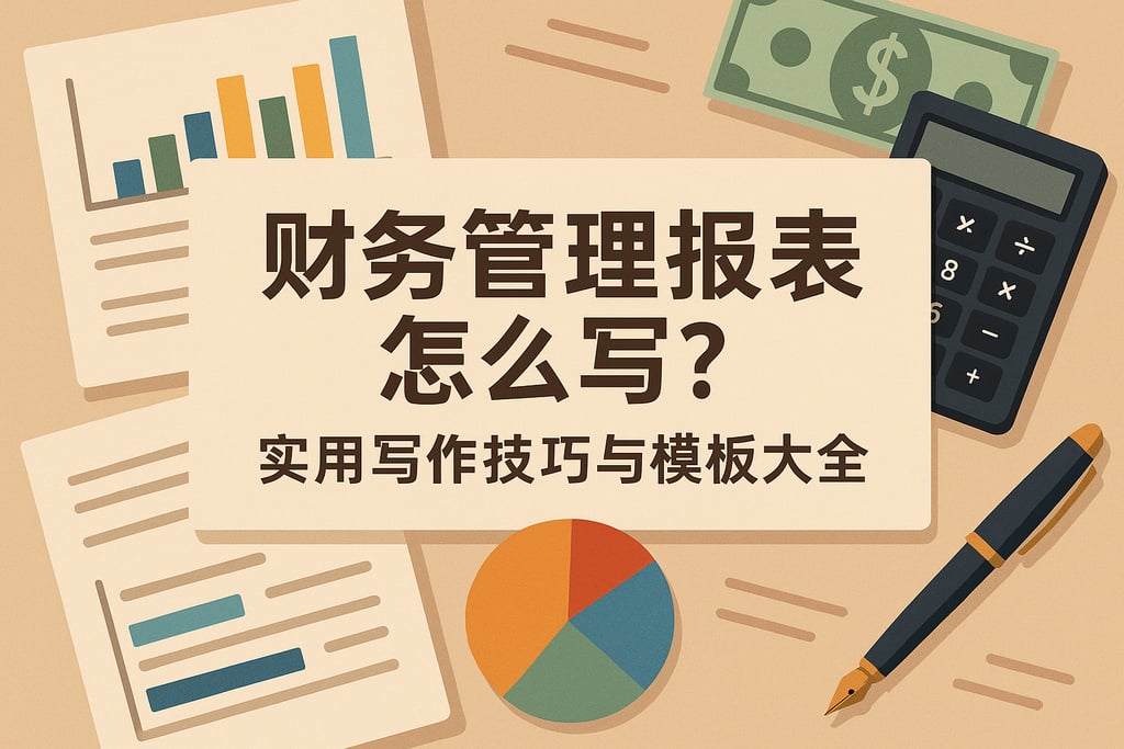 财务管理报表怎么写？实用写作技巧与模板大全