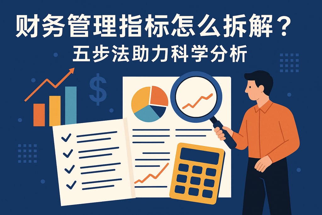财务管理指标怎么拆解？五步法助力科学分析