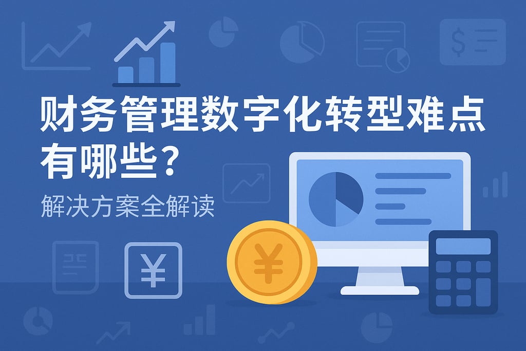 财务管理数字化转型难点有哪些？解决方案全解读