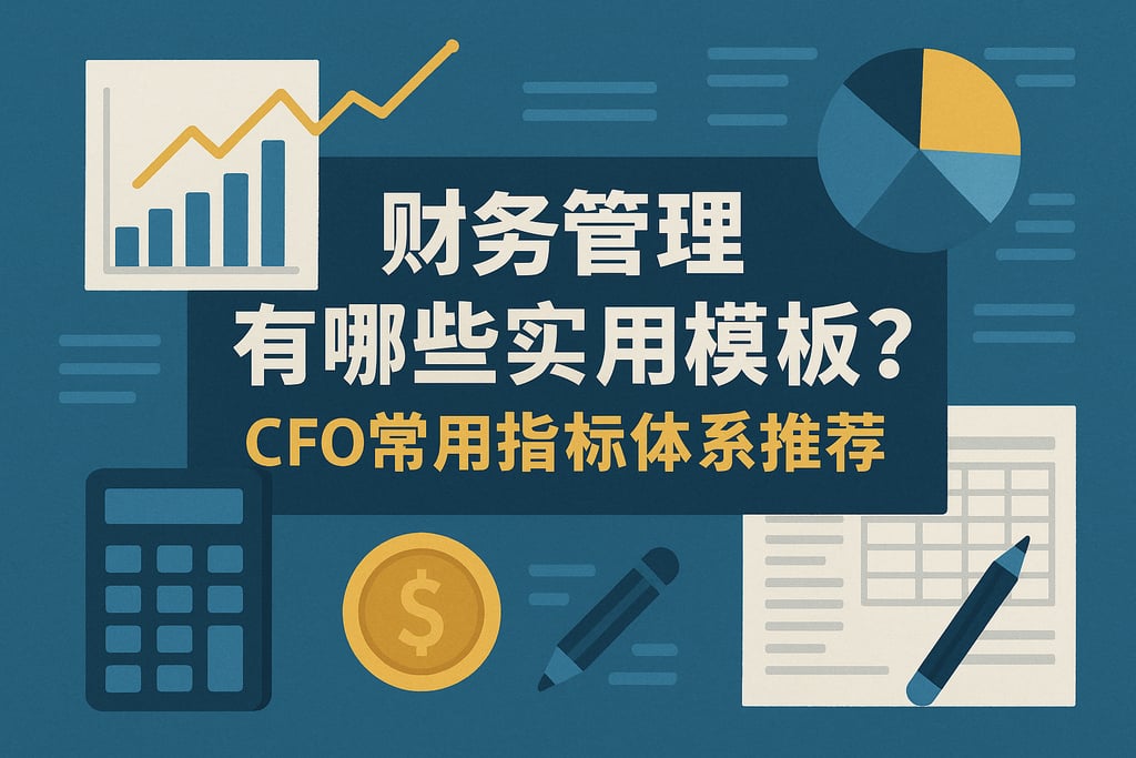 财务管理有哪些实用模板？CFO常用指标体系推荐