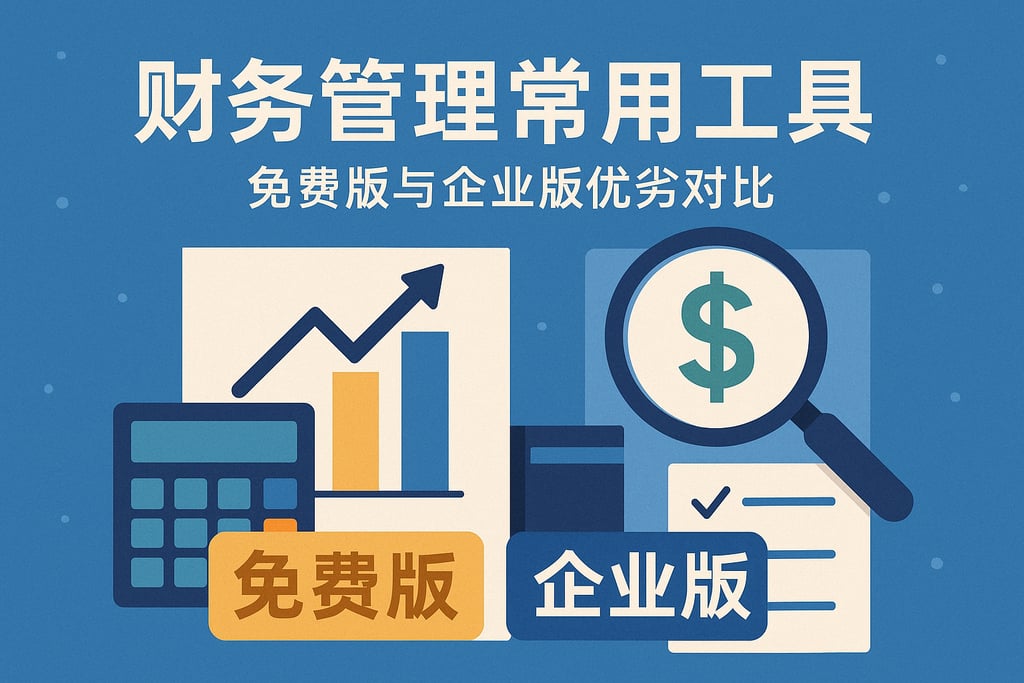 财务管理有哪些常用工具？免费版与企业版优劣对比