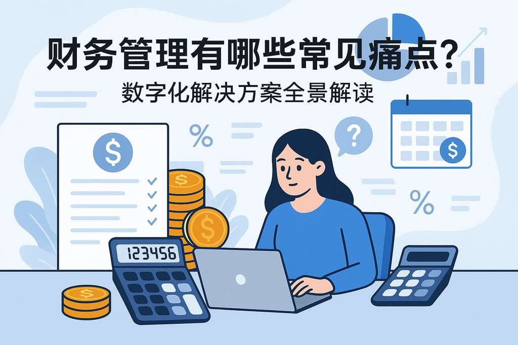 财务管理有哪些常见痛点？数字化解决方案全景解读