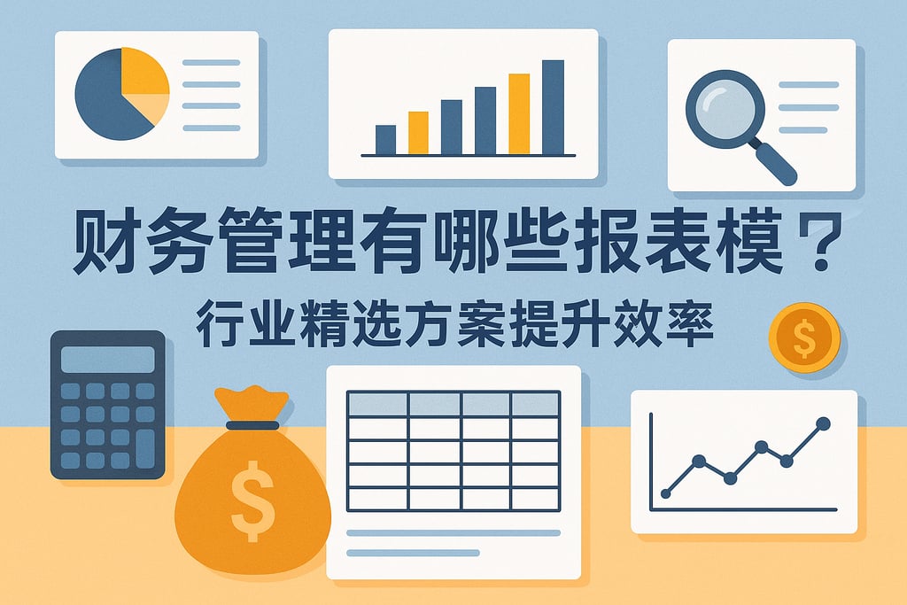 财务管理有哪些报表模板？行业精选方案提升效率