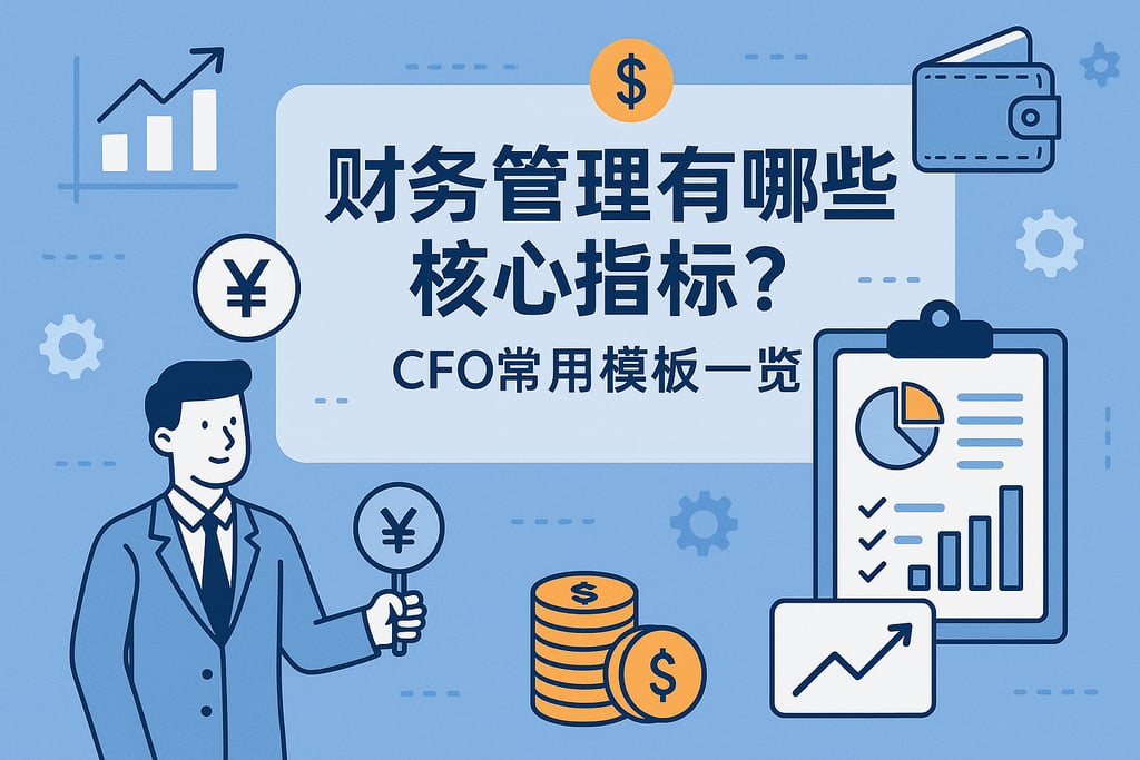 财务管理有哪些核心指标？CFO常用模板一览