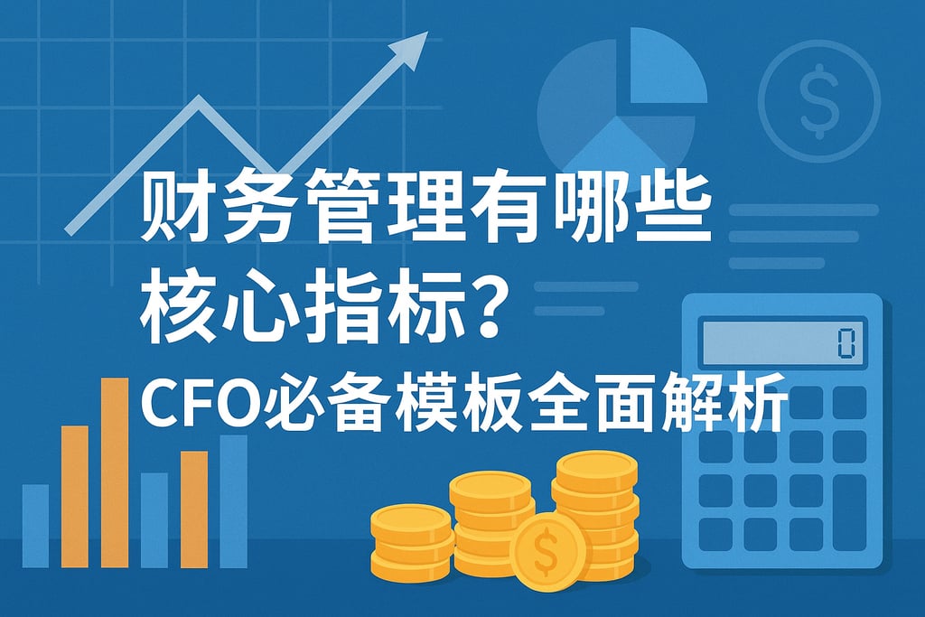财务管理有哪些核心指标？CFO必备模板全面解析