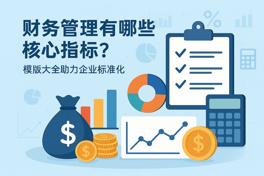财务管理有哪些核心指标？模板大全助力企业标准化