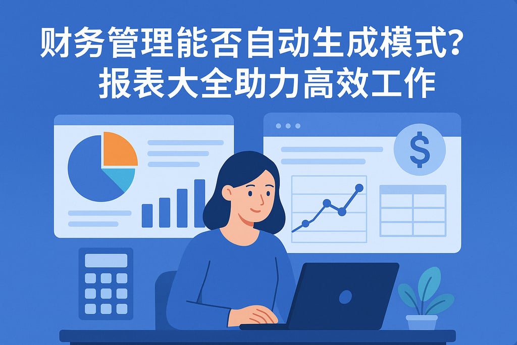 财务管理能否自动生成模板？报表大全助力高效工作