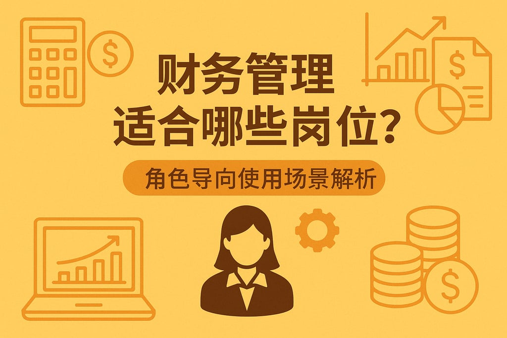 财务管理适合哪些岗位？角色导向使用场景解析