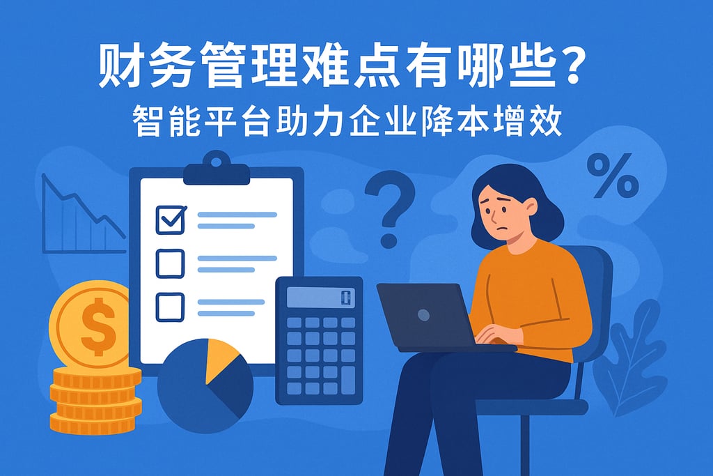 财务管理难点有哪些？智能平台助力企业降本增效