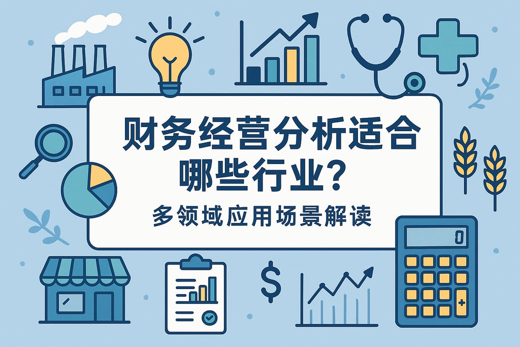 财务经营分析适合哪些行业？多领域应用场景解读