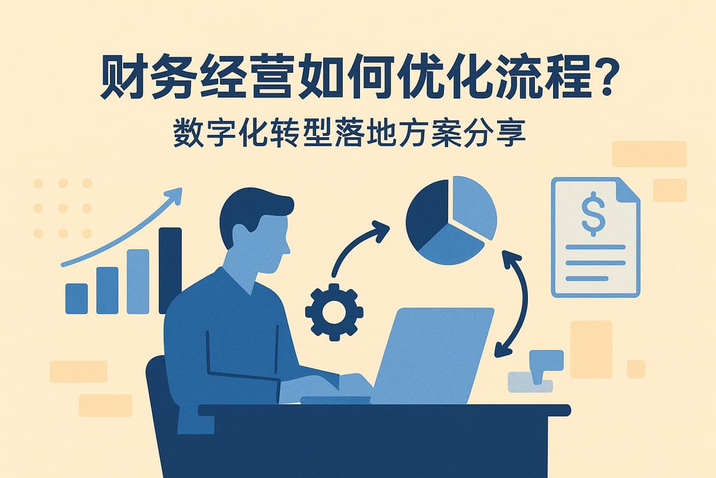 财务经营如何优化流程？数字化转型落地方案分享