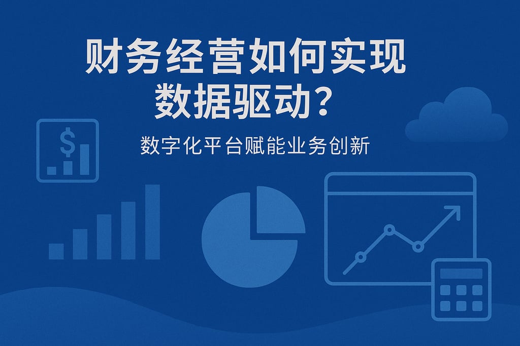 财务经营如何实现数据驱动？数字化平台赋能业务创新