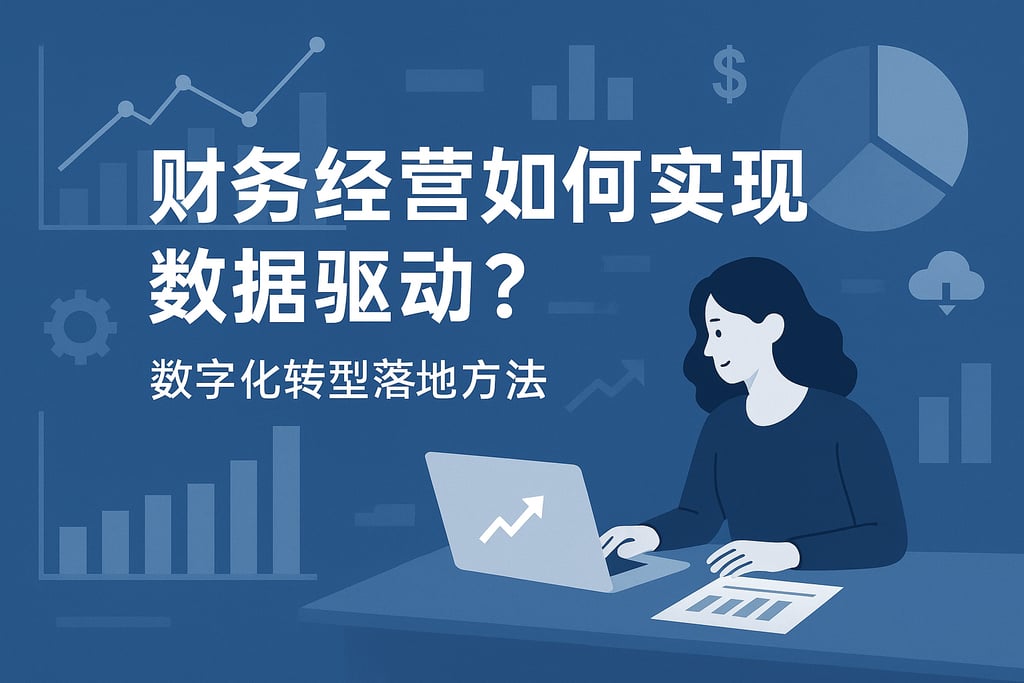 财务经营如何实现数据驱动？数字化转型落地方法
