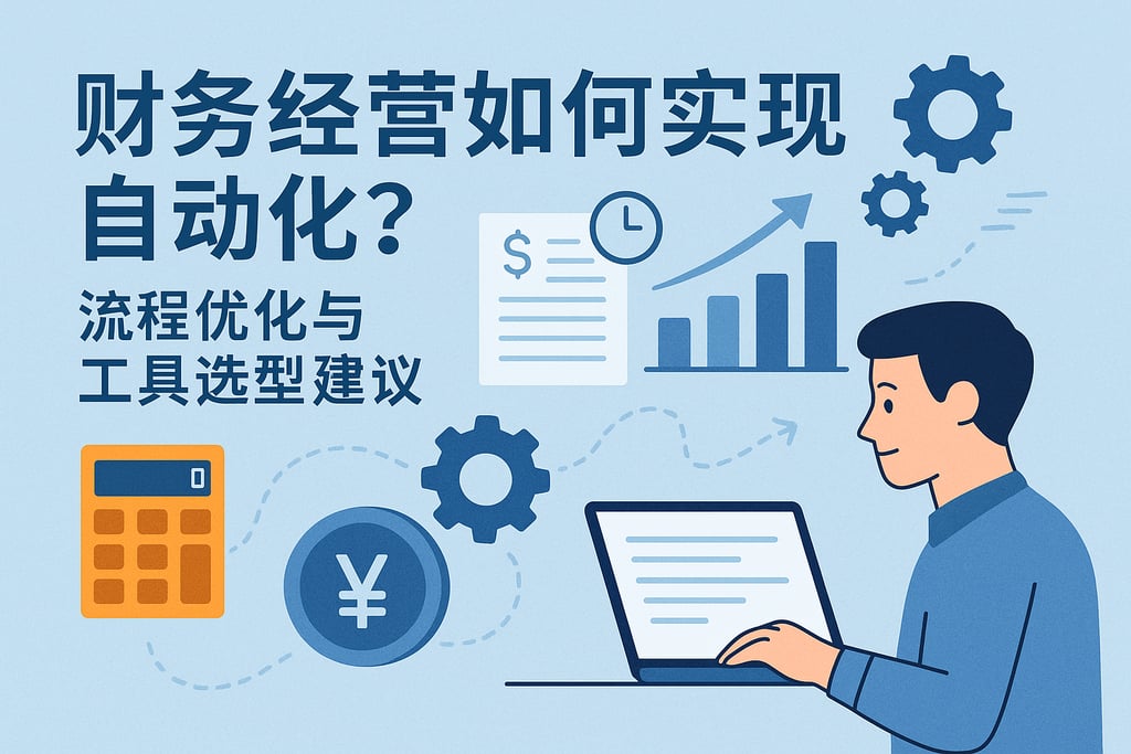 财务经营如何实现自动化？流程优化与工具选型建议