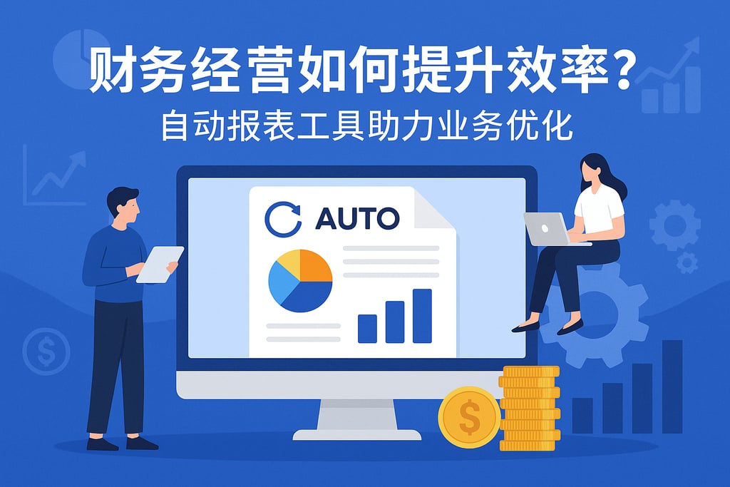 财务经营如何提升效率？自动报表工具助力业务优化
