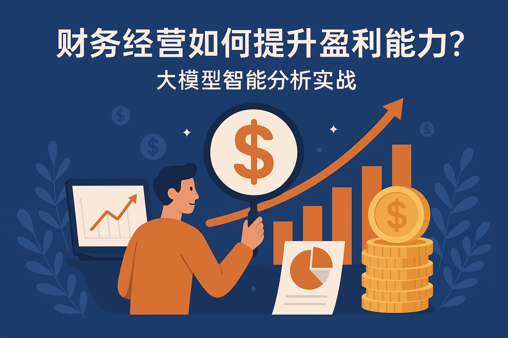财务经营如何提升盈利能力？大模型智能分析实战