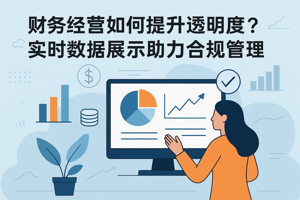 财务经营如何提升透明度？实时数据展示助力合规管理
