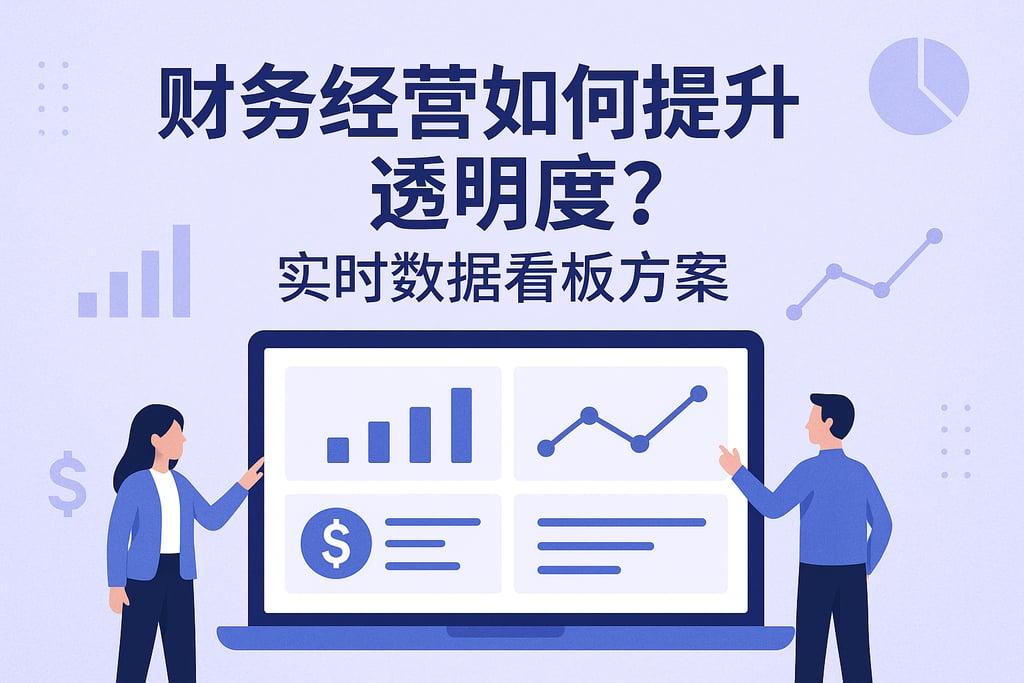 财务经营如何提升透明度？实时数据看板方案