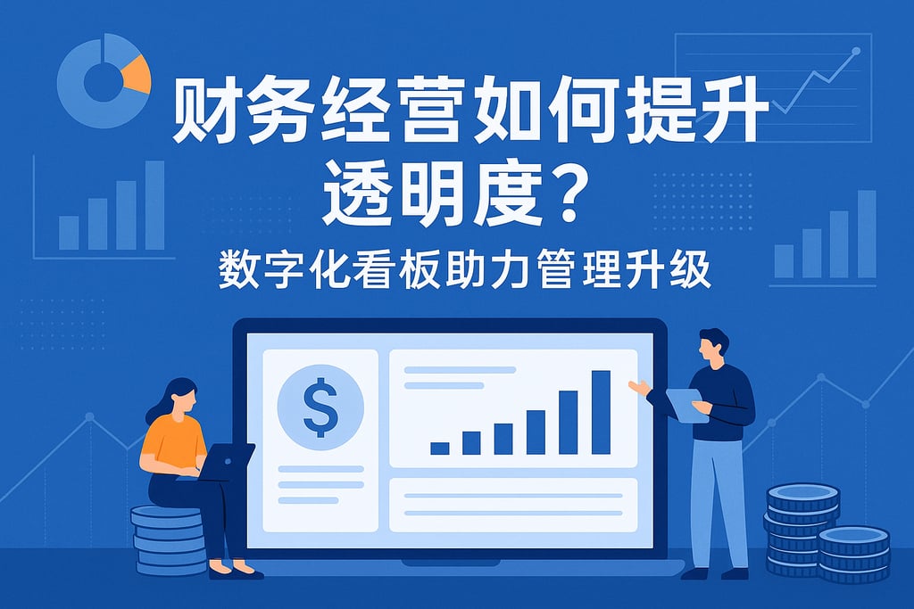 财务经营如何提升透明度？数字化看板助力管理升级